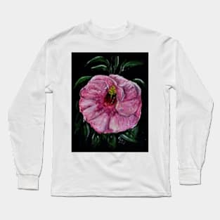 Erika's Magenta Flower Long Sleeve T-Shirt